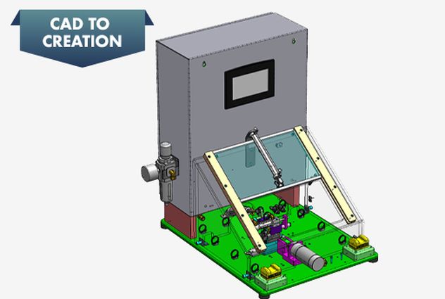 Automatic Leak and Flow Test Stands CAD Drawing